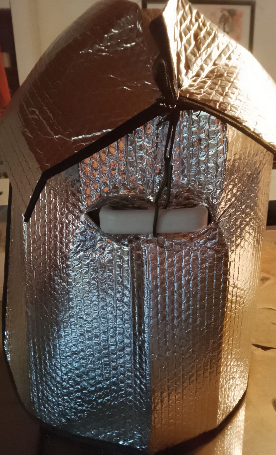 meinem Einkochtopf habe ich eine Isolierung gebastelt